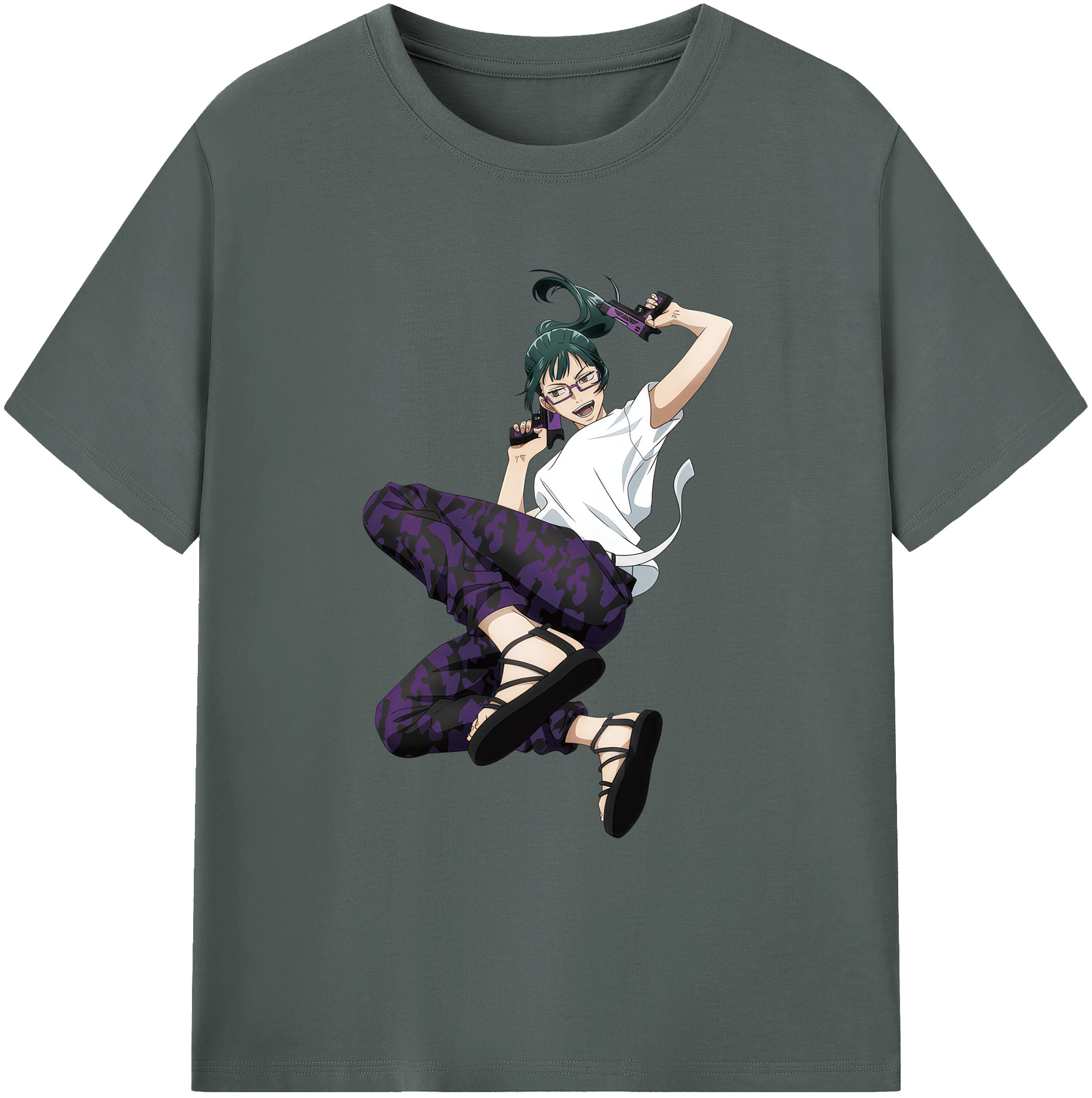 （画像用） 呪術廻戦 Jujutsu Kaisen 綿100％ メンズ半袖Tシャツ｜肌触りやわらか＆通気性